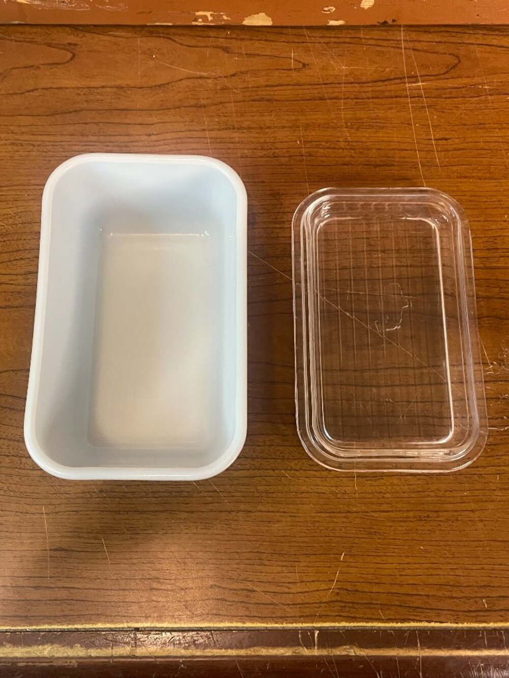 PYREX Vintage Woodland Brown Set of THREE Refrigerator Baking Dishes With Lids - Picture 9 of 11